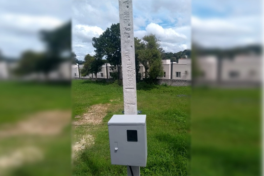 Poste Padrão Copel Monofásico instalado pela MJR