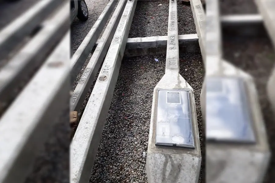 Poste Padrão Copel Trifásico instalado pela MJR